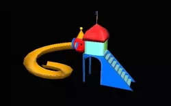 Plastic Garden Slide 2