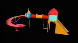 Plastic Garden Slide