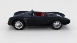 Porsche 550 Spyder black rev