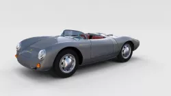 Porsche 550 Spyder gray rev