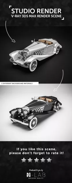 Professional V-Ray Studio Render