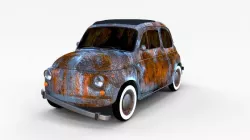 Rusty FIat 500 Nuova rev