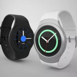 Samsung Gear S2 Silver Black Clock