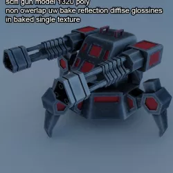 scifi turred gun