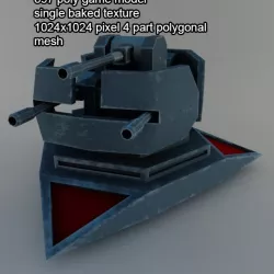 scifi turret gun 2
