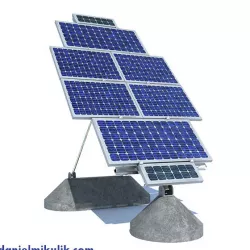Solar Panel Farm High Detaile