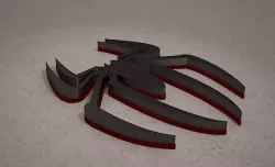 Spider Man Icon 3D