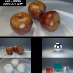 STUDIO LIGHT SETUP MAYA ARNOLD RENDER