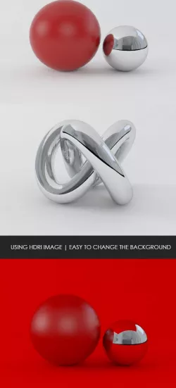 Studio Lighting Render Setup VRay with HDRI Image
