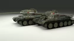 T-34-76/85 w Engine Bay and Interior