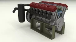 T-34 Tank Engine