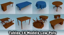 Tables Low Poly