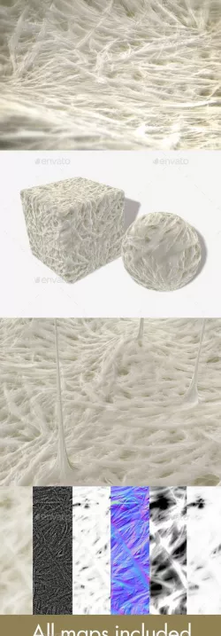 Thick Spider Cocoon Web Seamless Texture