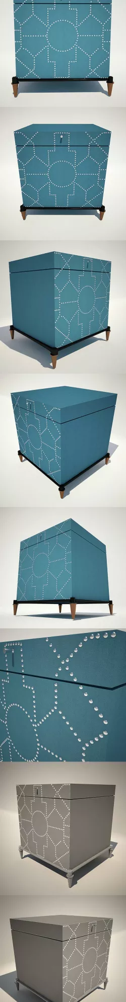 Trunk Blue Crackle
