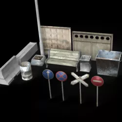 Urban Props Low-Poly Pack
