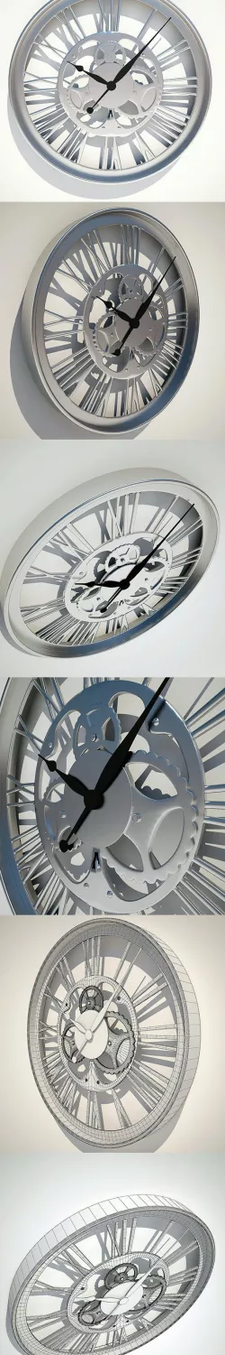 Wall Clock Gear Kare Design