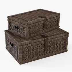 Wicker Basket 06 (Walnut Brown Color)