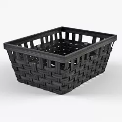 Wicker Basket Ikea Knarra 1 (Black Color)
