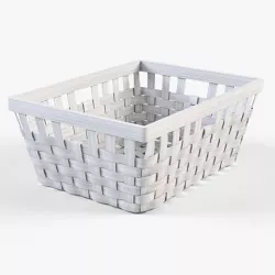 Wicker Basket Ikea Knarra 1 (White Color)