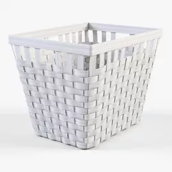Wicker Basket Ikea Knarra 2 (White Color)