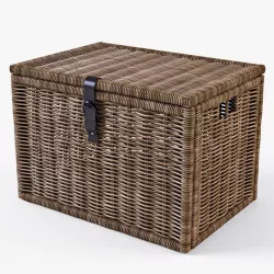 Wicker Rattan Chest Ikea Byholma