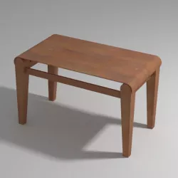 Wood Stool