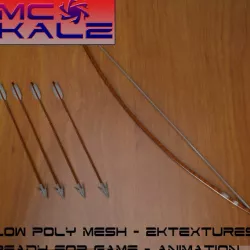 Wooden Bow + Arrow