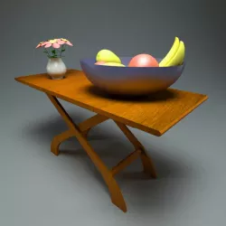 Wooden Coffee Table + Materials