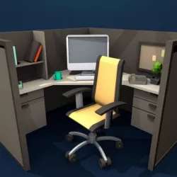 Workplace Low Poly