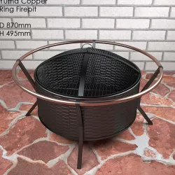 Yuma Copper Ring Firepit