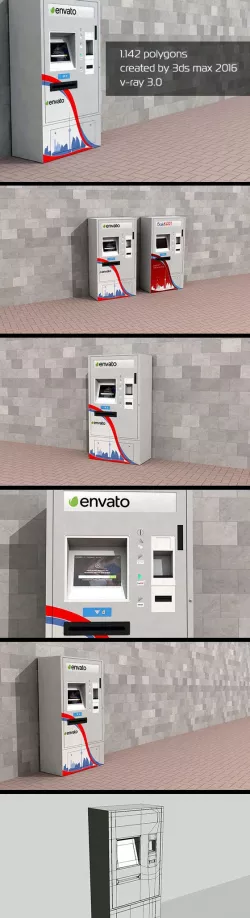 3D ATM Machine - Outdoor 2