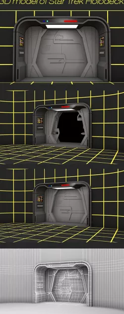 3D model of Star Trek Holodeck
