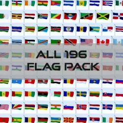 All 196 Flag Pack