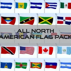 All North American Flag Pack