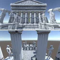 Ancient Greek City Pack I 33 GameReady Assets