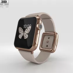 Apple Watch Edition 38mm Rose Gold Case Gray Modern Buckle