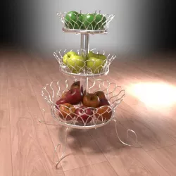 Apples and Fruit Stand
