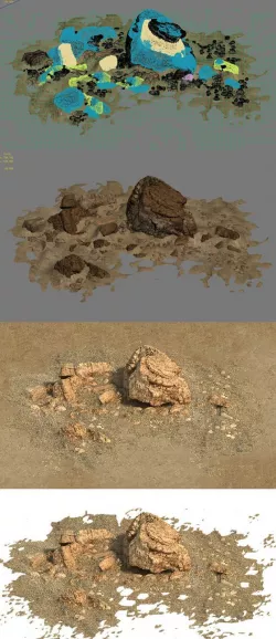 Barracks - Desert Stones - Crushed Stone 03