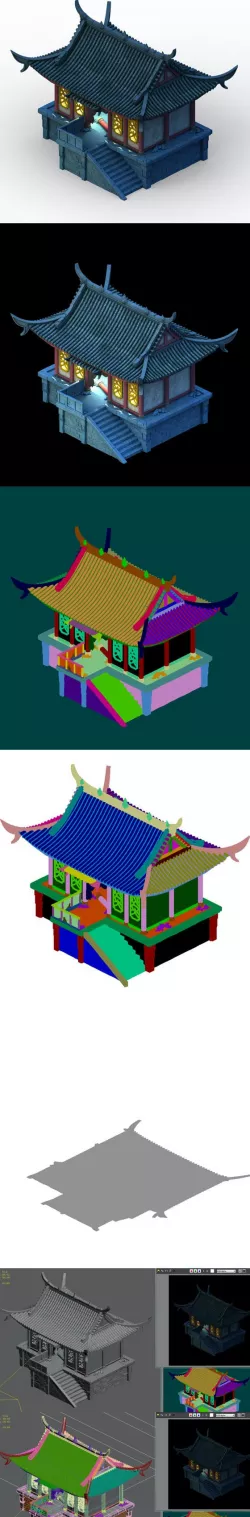 Building ghost house - haunted house 01