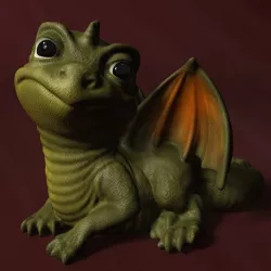 Cartoon baby Dragon