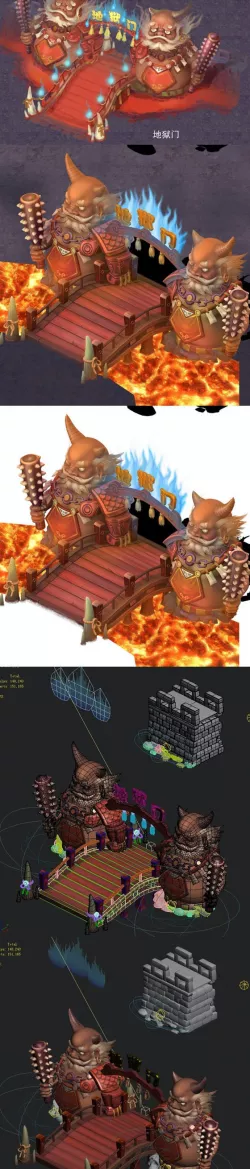 Cartoon hell - hell gate