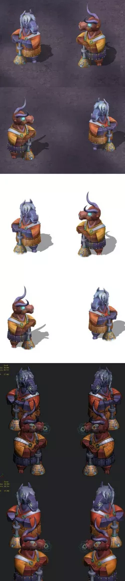 Cartoon Hell - Tau Ma Tau Town Stone Stone