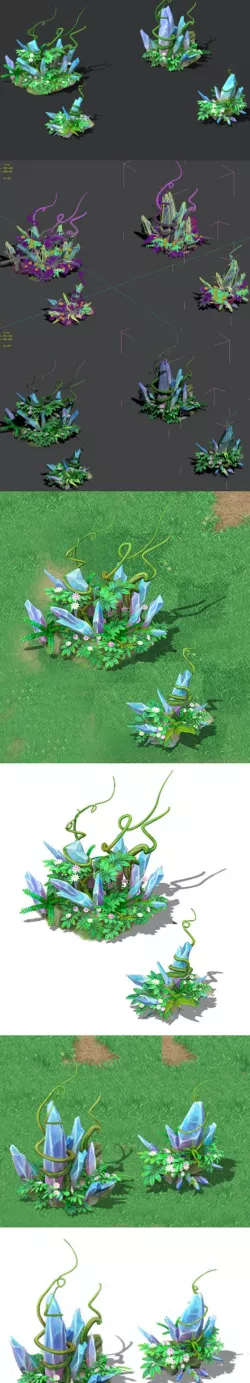 Cartoon Sky City - Nether Suspension Stone