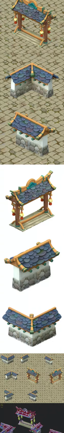 Cartoon version - city wall