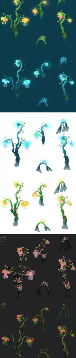 Cartoon version - dragon blue