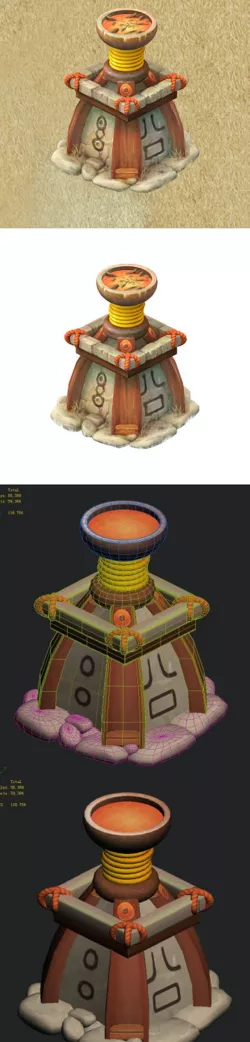 Cartoon version - God lamp