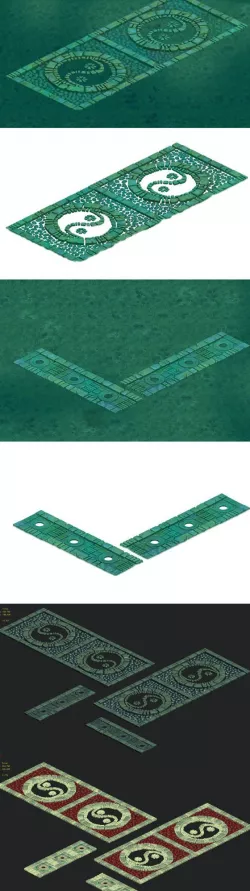 Cartoon version - pyramid surface