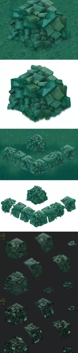 Cartoon version - small pyramid