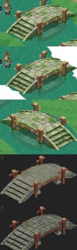 Cartoon version - stone bridge 011