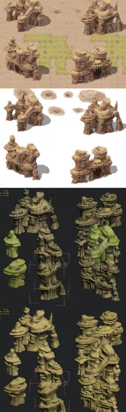 Cartoon version - wind demon stone 02
